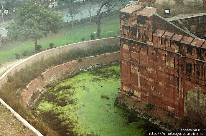 Стена Анра-форта Агра, Индия
