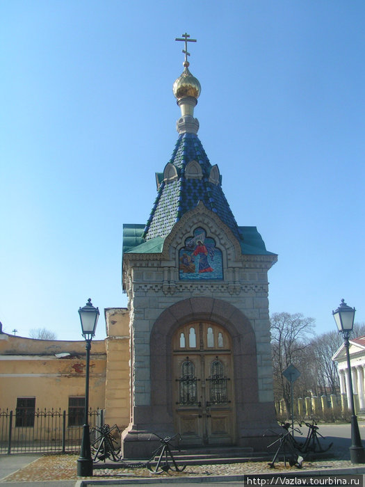 Вид на часовню Кронштадт, Россия