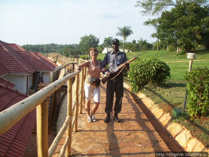 В гостях в коттеджном отеле Джинджа, Уганда