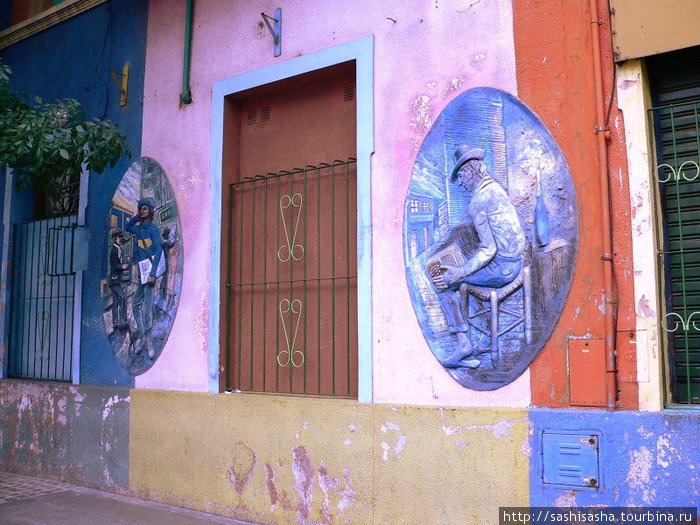 Ла Бока - арт квартал Буэнос-Айреса Буэнос-Айрес, Аргентина