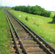 Рельсы для поездов с разной шириной колеи.