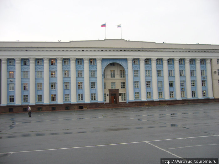 Дождливый весенний день в Ульяновске Ульяновск, Россия