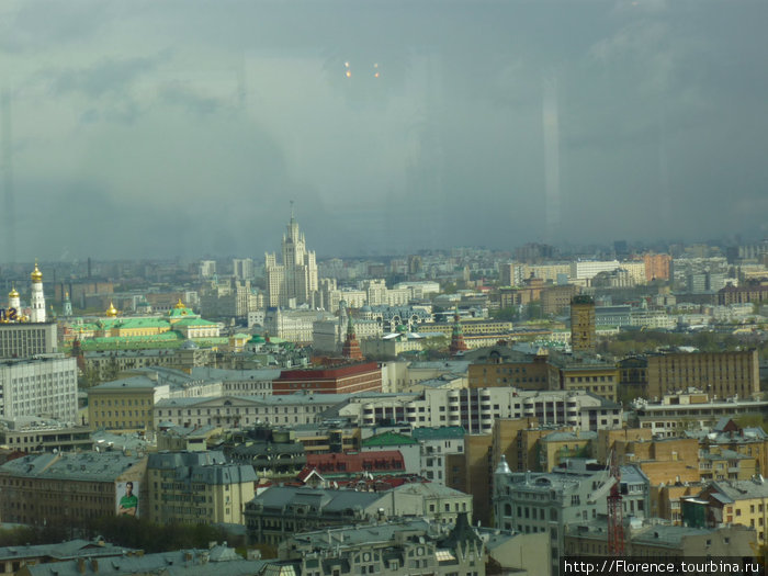Вид от нашего столика Москва, Россия