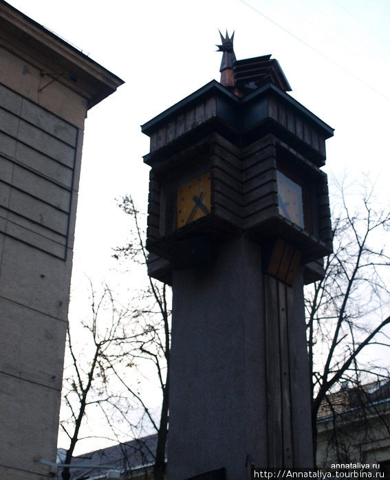 Часы с петухом Шауляй, Литва