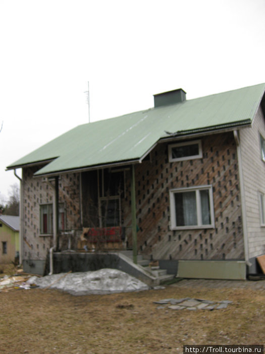 Занятный дом весь в плитке из экологически чистых материалов Иматра, Финляндия
