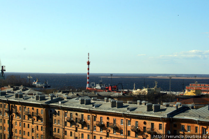 Финский залив с Обводного. Санкт-Петербург, Россия