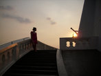 Прогуляв весь день, на Золотую Гору мы поднимались уже на закате, самое правильное время для панорамы Бангкока.