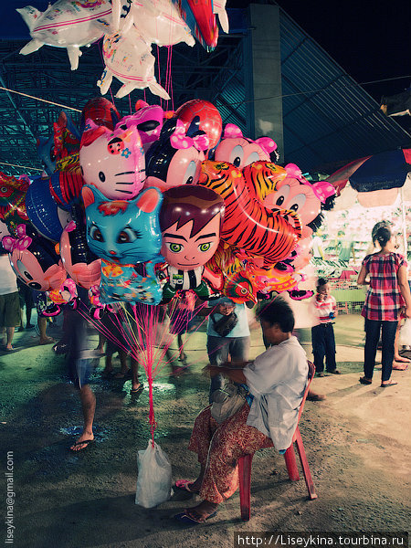 Ночной рынок Остров Самуи, Таиланд
