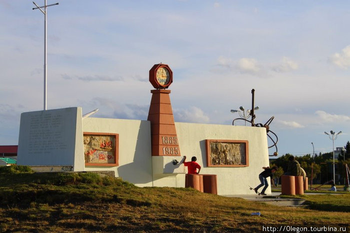 Южный городок Южной Америки Рио-Галлегос, Аргентина