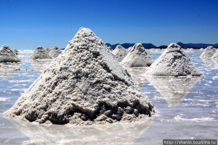 Соль — ничего, кроме соли Уюни, Боливия