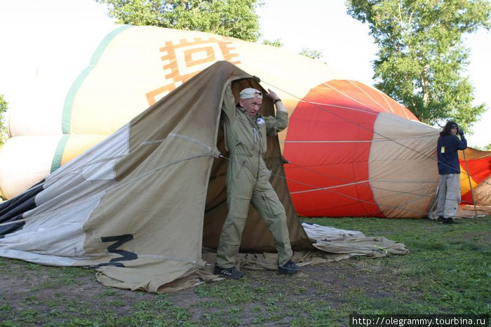 Борисыч — пилот воздушного шара Великие Луки, Россия