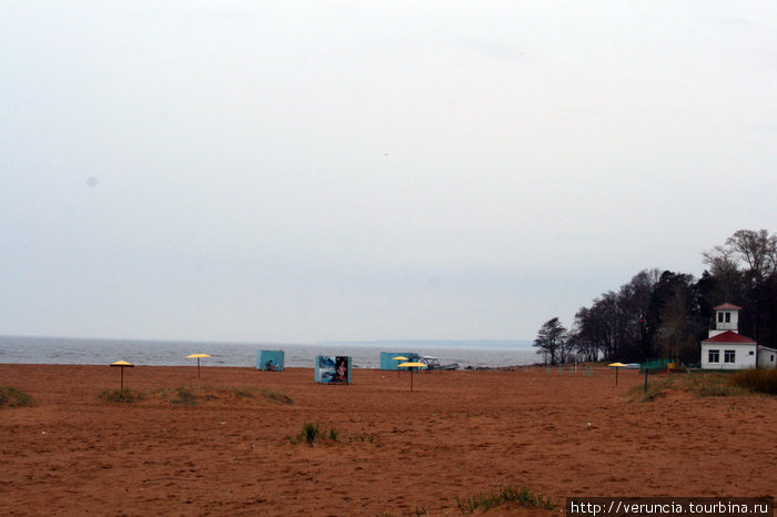 Гордость Зеленогорска большой песчаный пляж, именуемый Золотым. Его протяженность 13 км. Зеленогорск, Россия