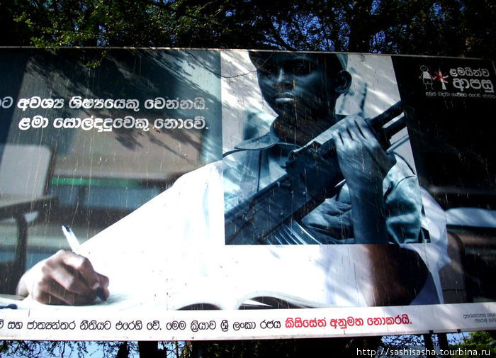 Проблема выбора: или учиться в школе, или с оружием в руках. Шри-Ланка