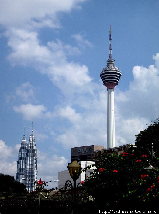 Телебашня и башни-близнецы. Куала-Лумпур, Малайзия