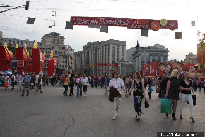 9 мая. Праздничная Москва. Москва, Россия