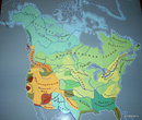 Карта расселения индейцев