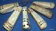 Поясные подвески из слоновой кости (Эфиопия).
