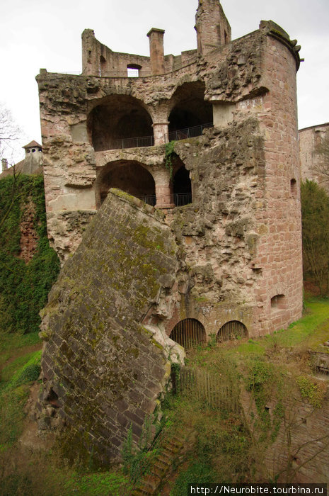 Хайдельбергский замок (Heidelberger Schloss) - II Гейдельберг, Германия