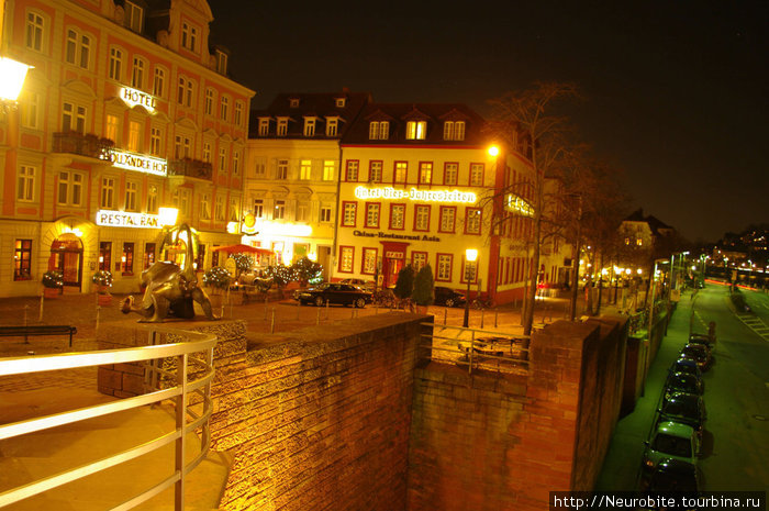 Ночные зарисовки города на Неккаре - I Гейдельберг, Германия