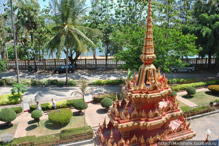 вид с третьего этажа Храма здоровья Остров Пхукет, Таиланд