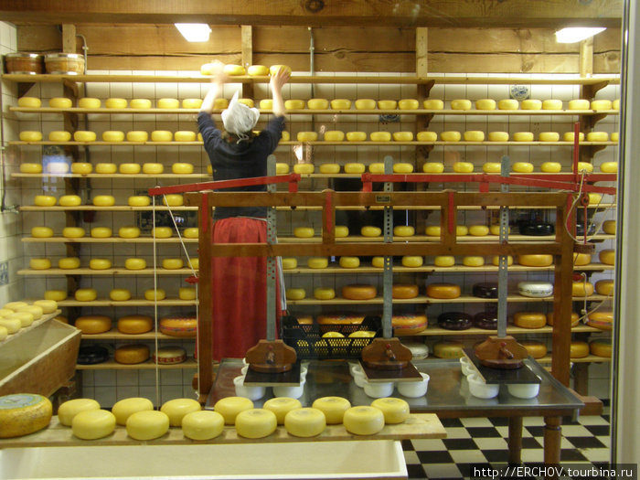Заансе Сханс - деревня, где делают сыр Зансе-Сханс, Нидерланды