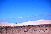 Вид на материк. Песчаные дюны