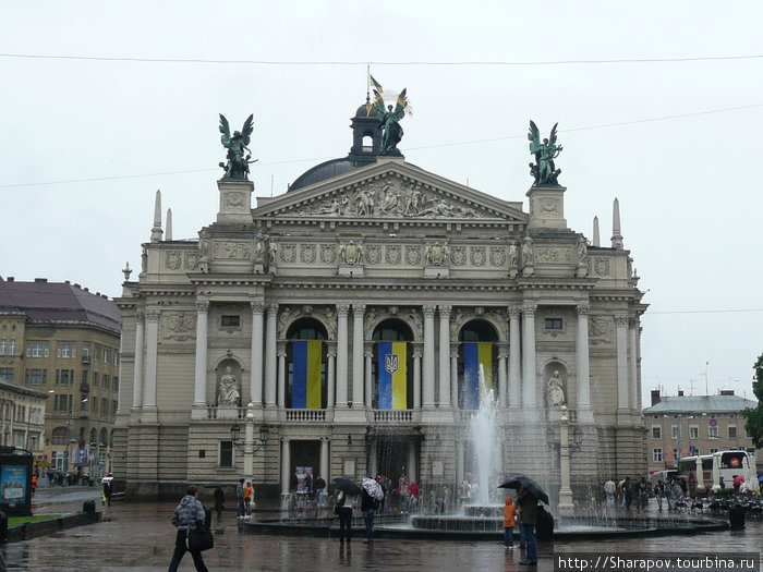Оперный театр, 1900 г. Львов, Украина