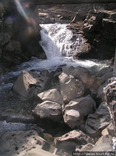 Небольшой водопадик Исландия