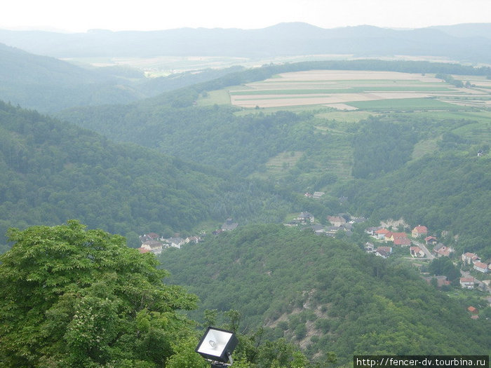 Кремс и долина Вахау с высоты Кремс-ан-дер-Донау, Австрия