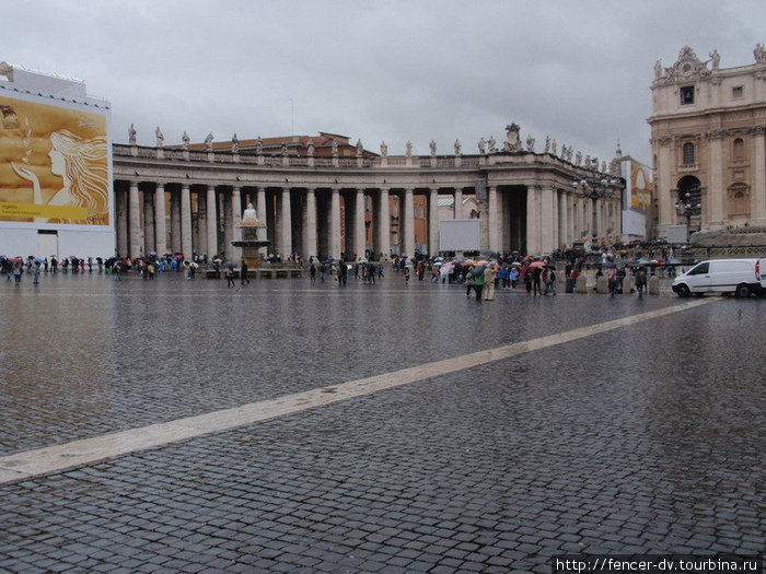 В очереди на площади Святого Петра Ватикан (столица), Ватикан
