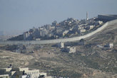 вид на Палестину с Иерусалимской стены в объективе фотоаппарата