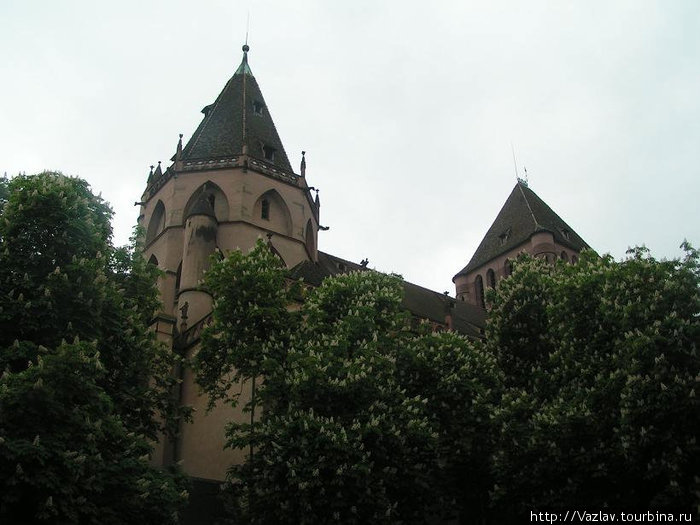 Внешний вид собора Страсбург, Франция