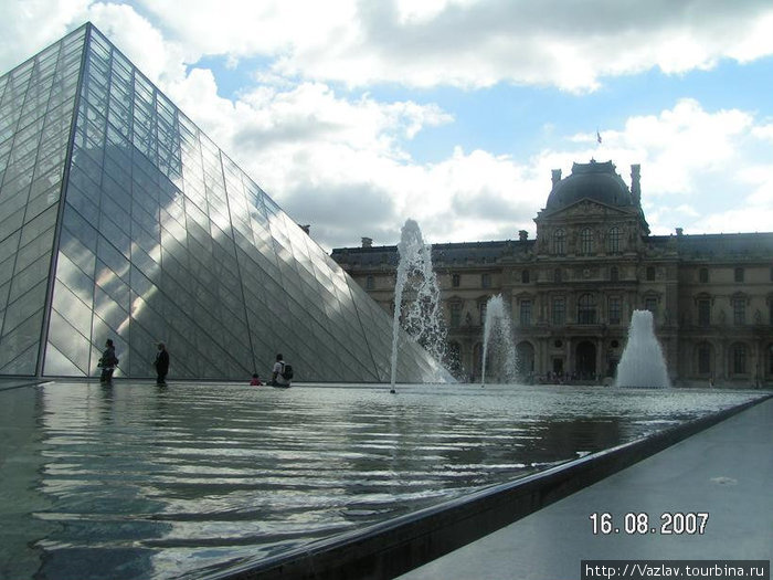 Музей и Пирамида Париж, Франция