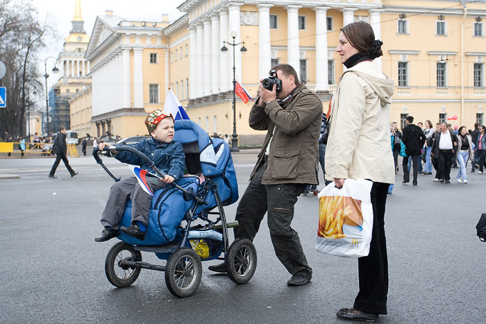 День победы 2010. Прогулка по городу Санкт-Петербург, Россия