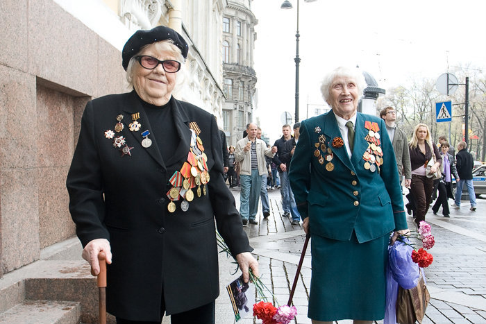 День победы 2010. Прогулка по городу Санкт-Петербург, Россия