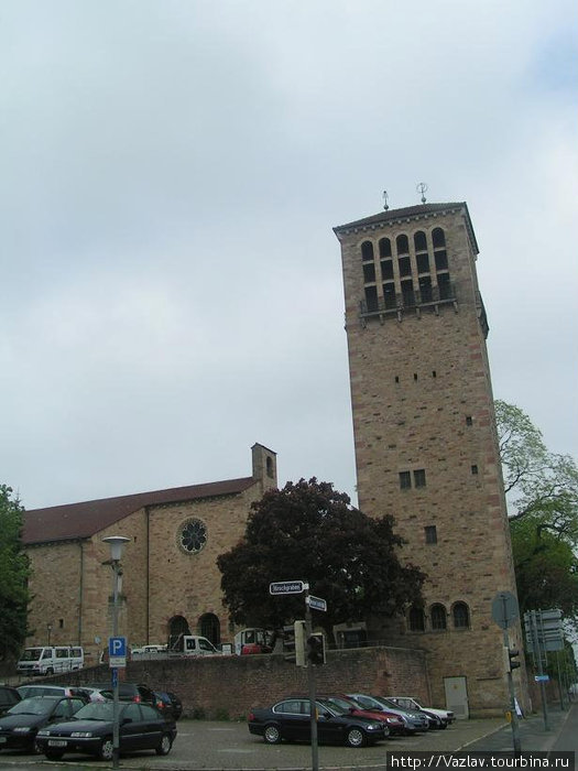 Колокольня церкви Шпайер, Германия