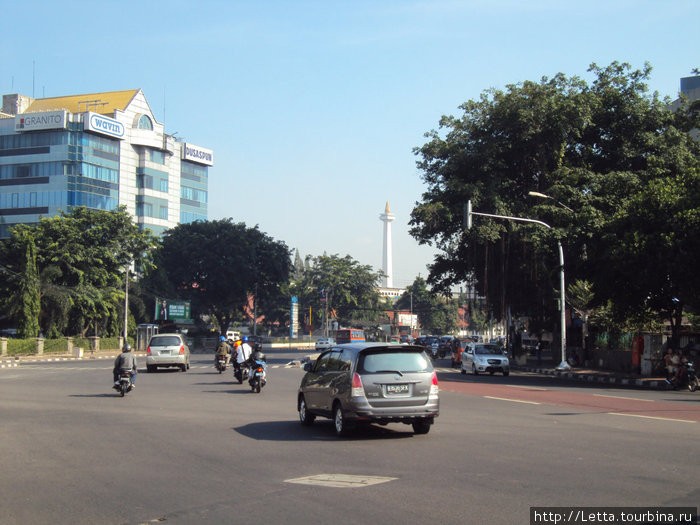 Центр города Джакарта, Индонезия