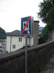 Традиционный австрийский знак Конец пешеходной зоны