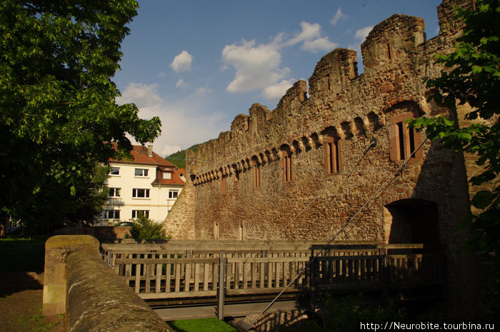 Замок Хэндшузхайм (Handschuhsheim, Tiefburg) Гейдельберг, Германия