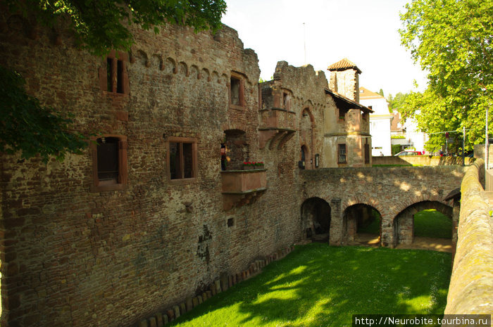 Замок Хэндшузхайм (Handschuhsheim, Tiefburg) Гейдельберг, Германия