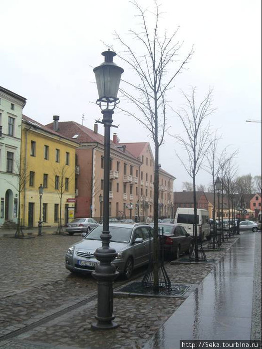 На мокрых улочках Старой Клайпеды