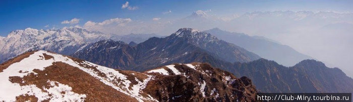 Лангтанг с перевала Синг Ла Непал