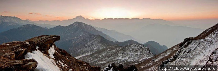 восход над Лангтангом Непал