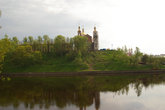 Западная Двина. Вид на Успенский Собор.