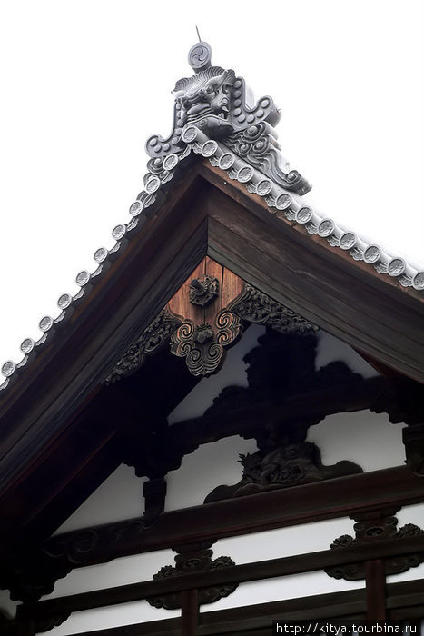 Крыша здания кухни Киото, Япония