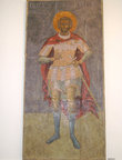 Фреска Святой воин из ныне разрушенной церкви св. Варвары Великомученницы