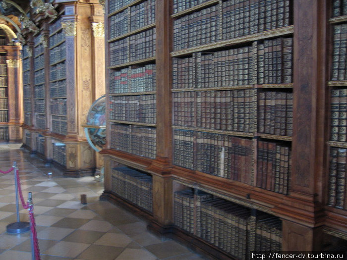 Библиотека Мелькского монастыря Мельк, Австрия