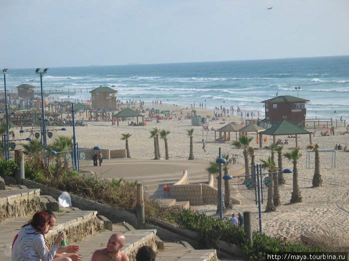 Только пляж Бат-Ям, Израиль