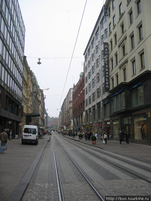 улицы города Хельсинки, Финляндия