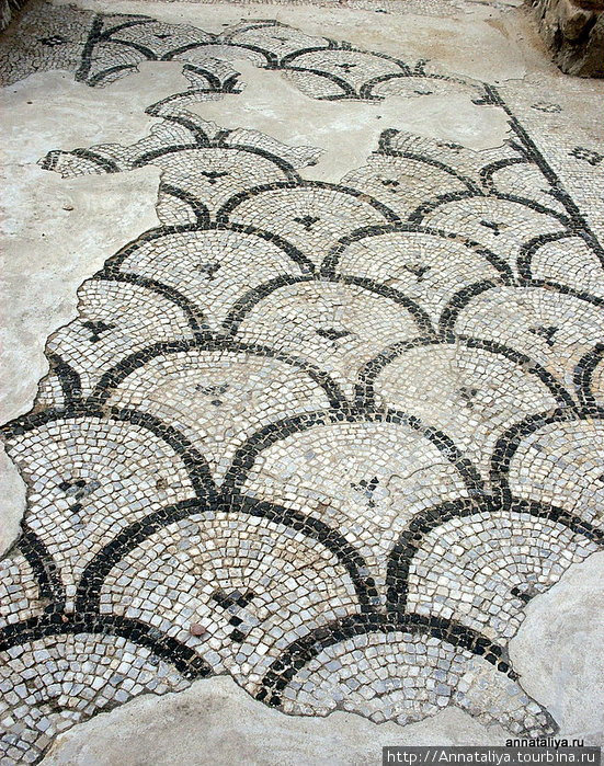 Остатки мозаики Александрия, Египет